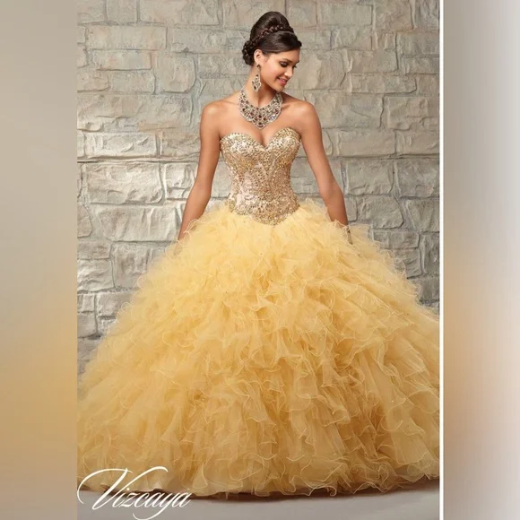 Mori Lee Dresses Light Yellow Quinceanera Dress By Morilee
